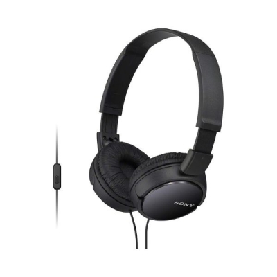 AURICULARES SONY MDR-ZX110AP MANOS LIBRES CON MICROFONO NEGRO