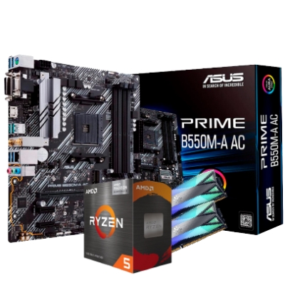 Combo Actualizacion AMD Ryzen 5 5600g + B550 WIFI + 16gb Ram (2x8gb)