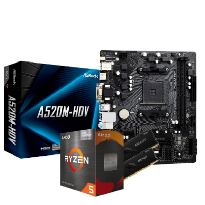 Combo Actualizacion Amd Ryzen 5 5600G + A520m + 16gb Ram (2x8Gb)