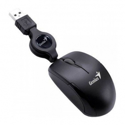 MOUSE GENIUS MICRO TRAVELER USB BLACK NOTEBOOK OFICINA PC