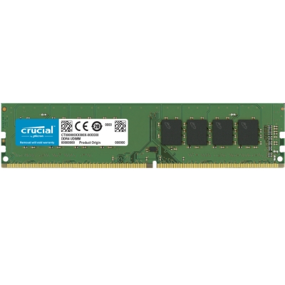 MEMORIA RAM CRUCIAL UDIMM DDR4 4GB 2666 OUTLET
