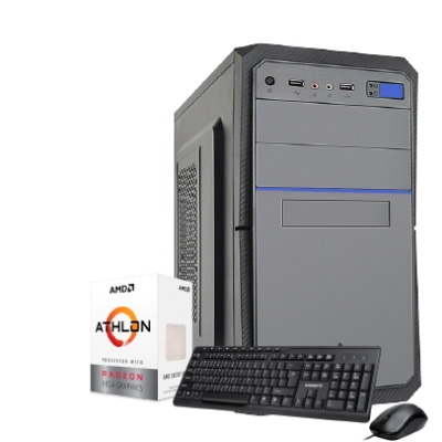 PC GAMER ESTUDIO ATHLON 3000G 8GB RAM SSD 240 GAB KIT MOUSE TECLADO PARLANTE DE REGALO!!!