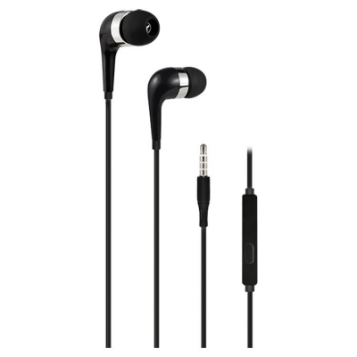 AURICULARES NOGA EAR BUDS CABLE 1.16MTS MANOS LIBRES ESTEREO WHITE 3.5MM BLACK