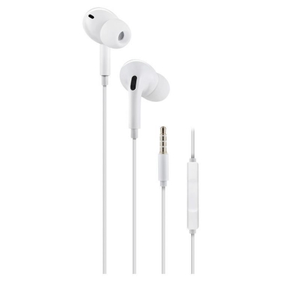 AURICULARES NOGA EAR BUDS CABLE 1.2MTS MANOS LIBRES ESTEREO WHITE 3.5MM