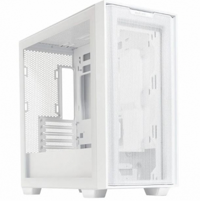 GABINETE ASUS A21 WHITE M-ATX BLACK SOPORTA WATER DE 360MM Y VGA DE HASTA 380MM MICRO ATX