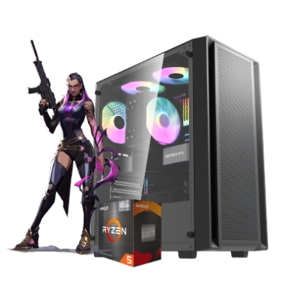 PC GAMER RYZEN 5 5600GT 16GB RAM M.2 500GB 550W CON 4 VENTILADORES RGB