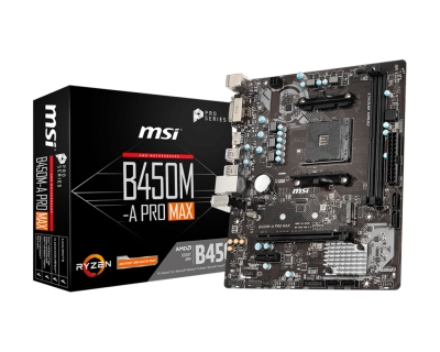 MOTHER MSI B450M-A PRO MAX DDR4 AM4 (SERIES 3000/4000/5000) (7696)