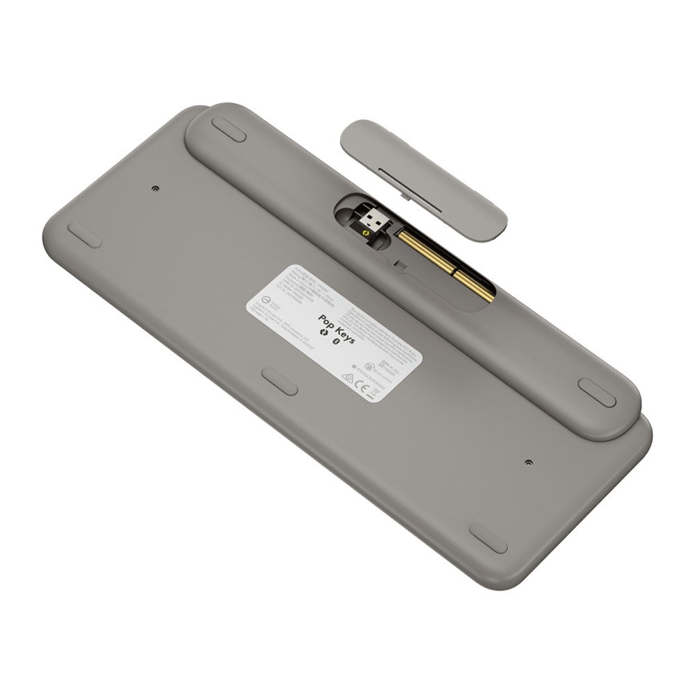 Teclado Logitech Inalámbrico Mecánico Pop Keys Mist -acuario