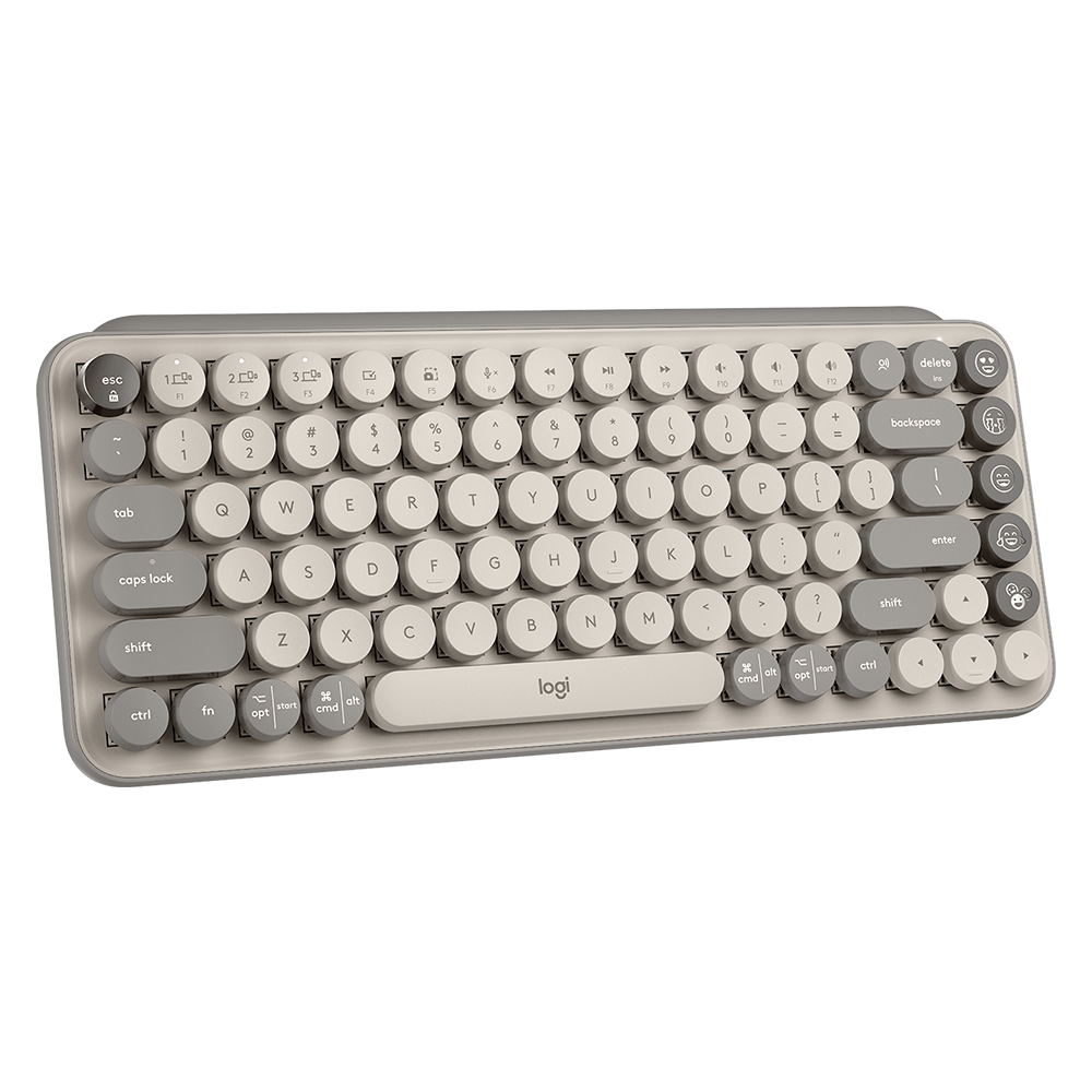 Teclado Logitech Inalámbrico Mecánico Pop Keys Mist -acuario