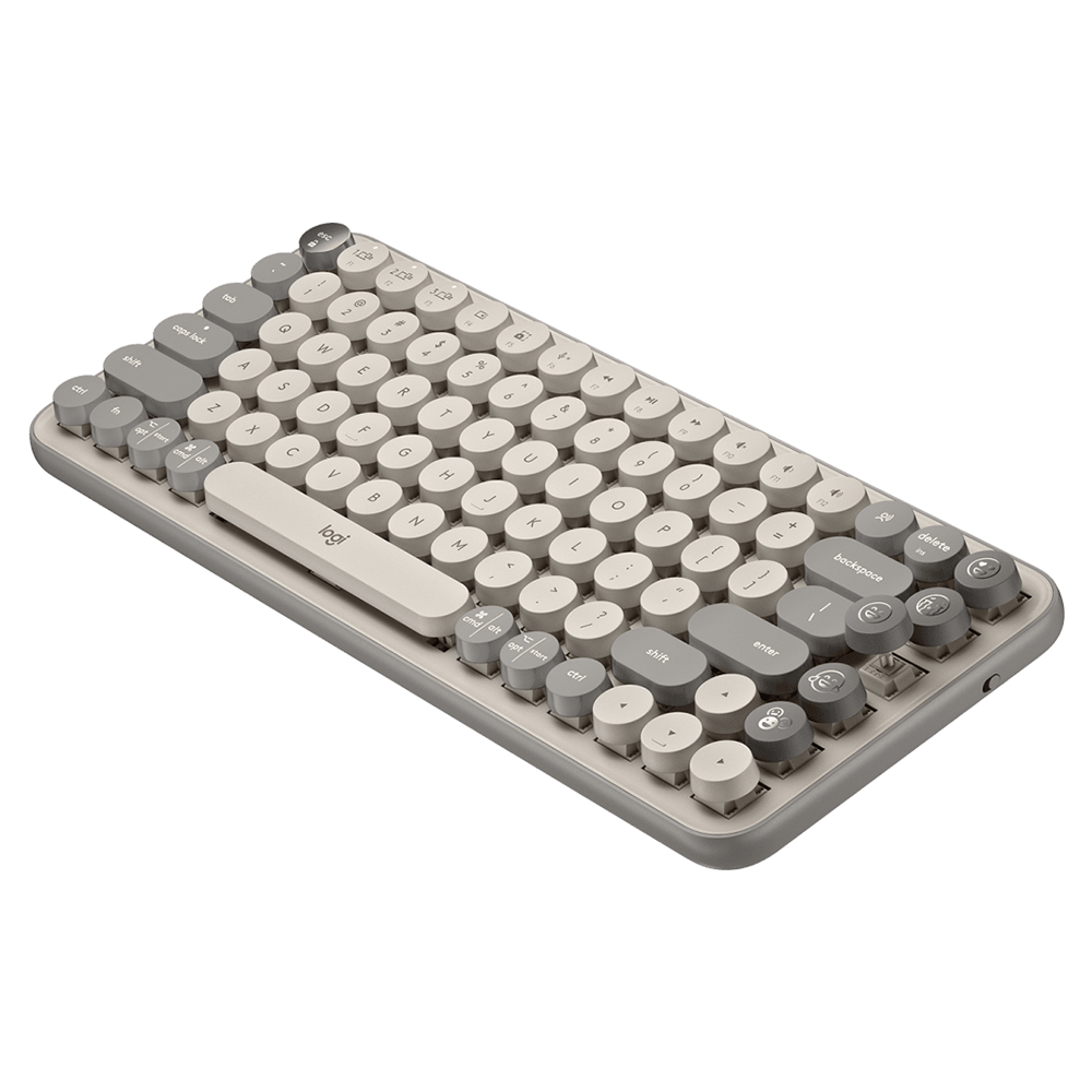 Teclado Logitech Inalámbrico Mecánico Pop Keys Mist -acuario