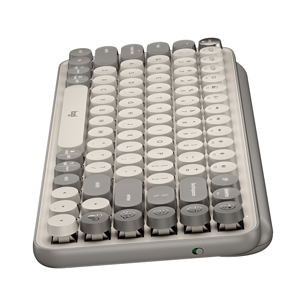 Teclado Logitech Inalámbrico Mecánico Pop Keys Mist -acuario