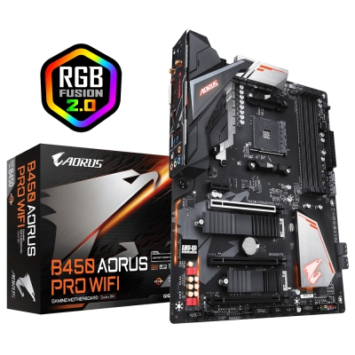MOTHERBOARD AORUS B450 PRO WIFI (OUTLET)