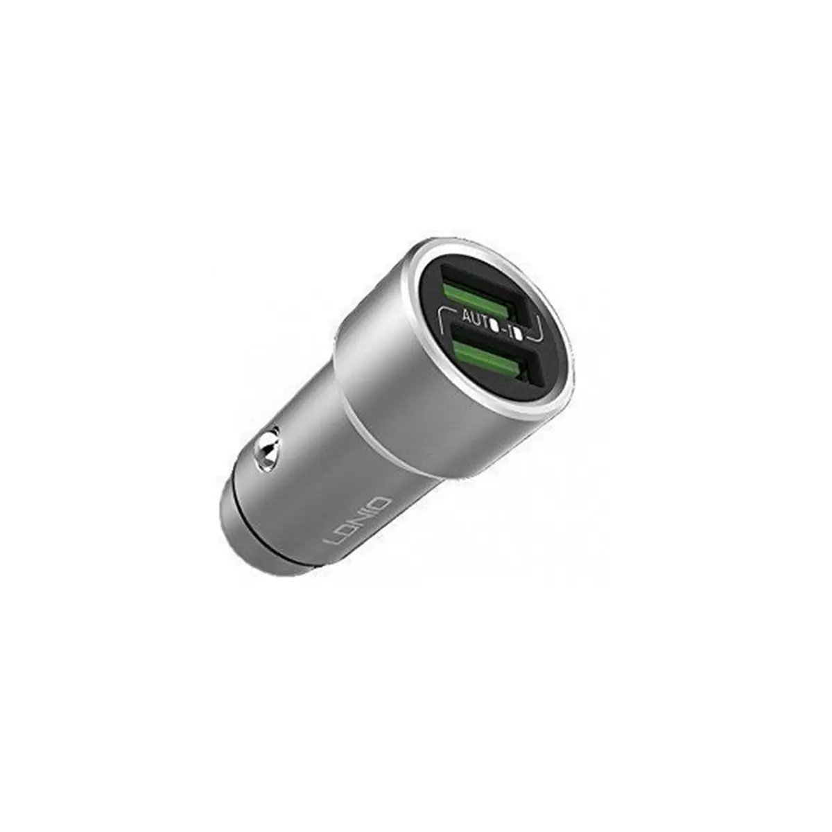 CARGADOR AUTO SEISA 3.6A 2 USB C/ MICROUSB METAL SM-SC401