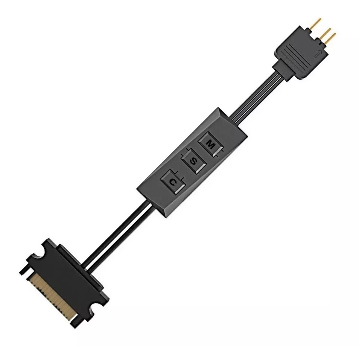 CABLE ADAPTADOR ID-COOLING CONTROLADORA ARGB MANUAL SATA