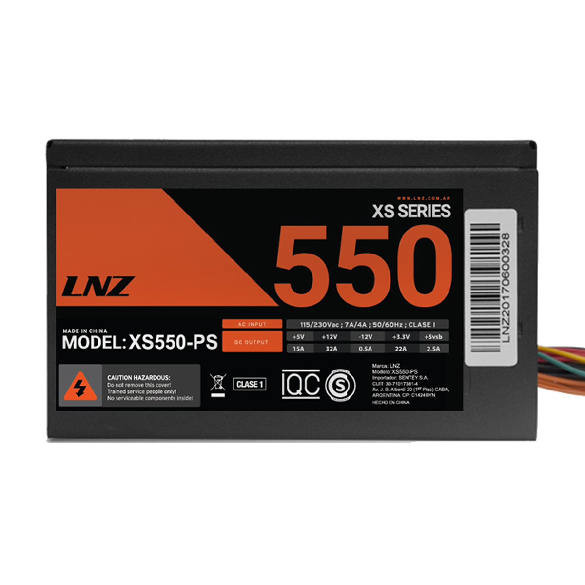 Fuente Generica LNZ 550W XS550-PS