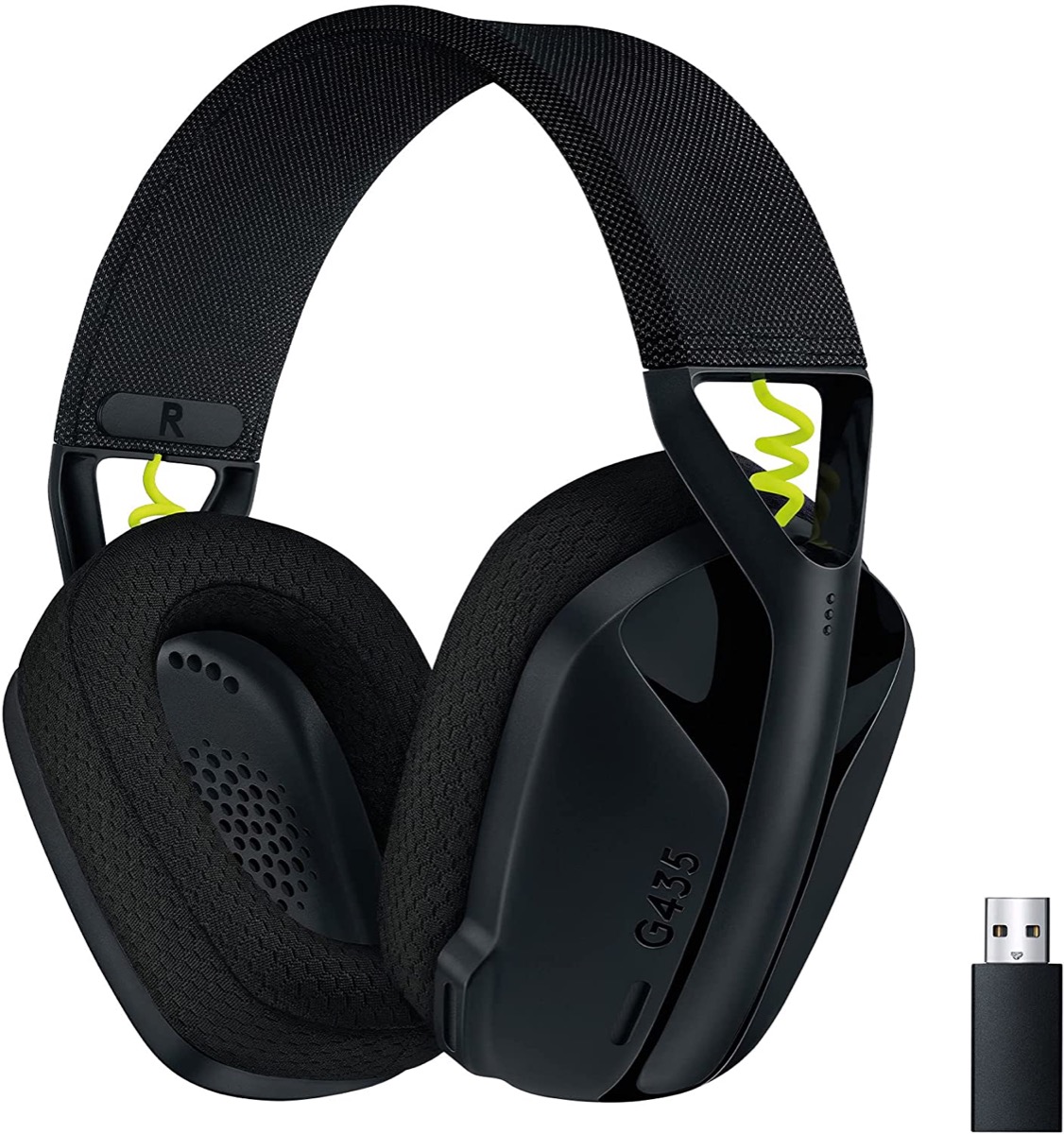 PERIFERICOS AURICULAR PC LOGITECH G435 BLACK LIGHTSPEED WIRELESS GAMER 981-001049