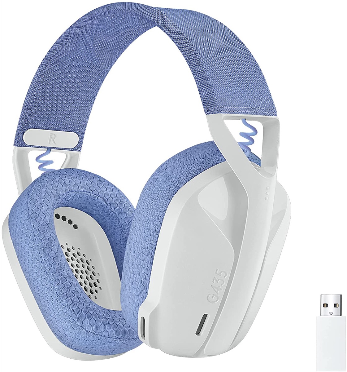 PERIFERICOS AURICULAR PC LOGITECH G435 WHITE LIGHTSPEED WIRELESS GAMER 981-001073