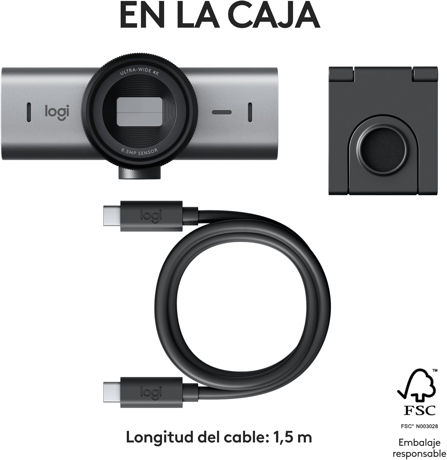 Perifericos Camara Logitech MX Brio 4K 960-001548