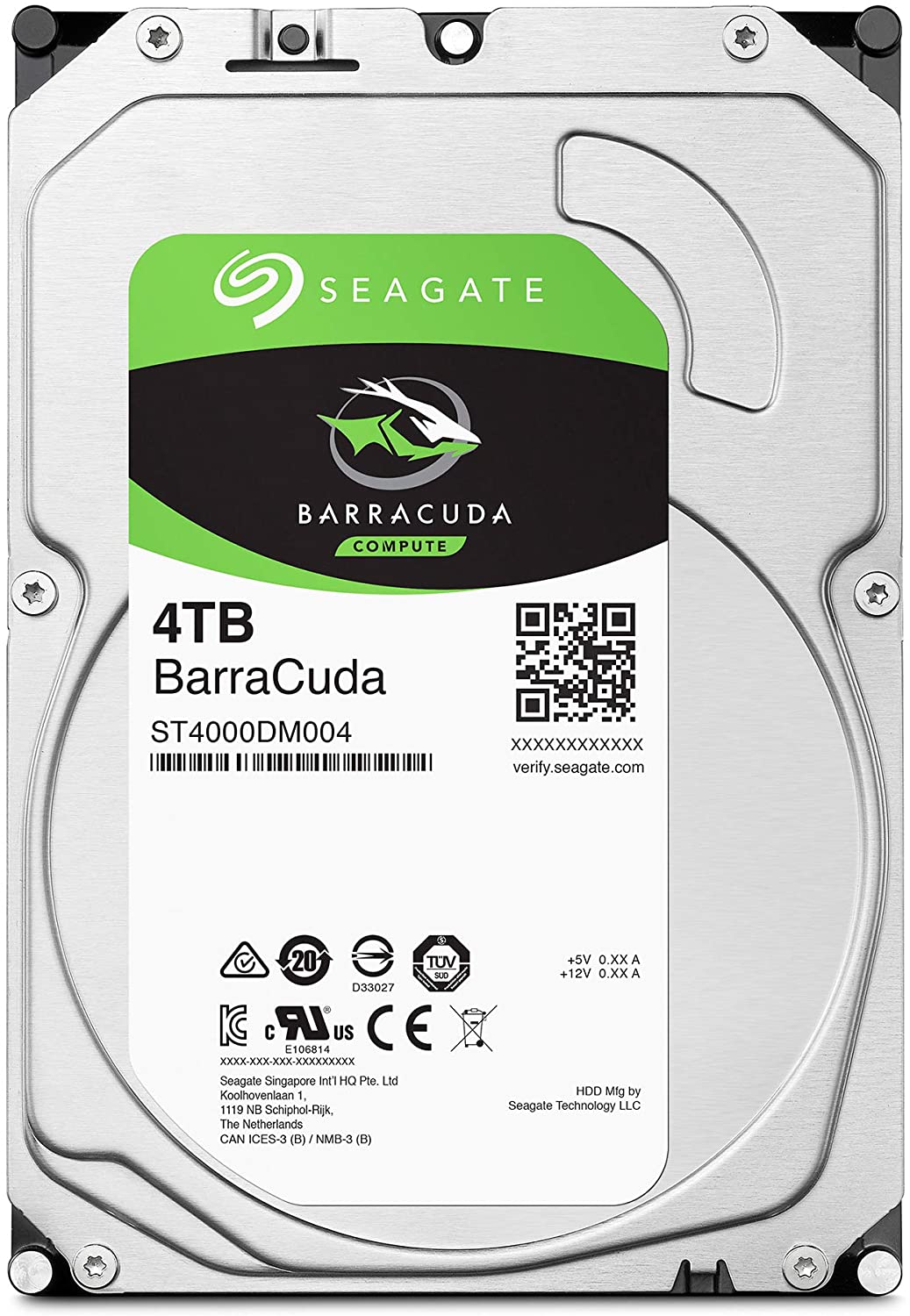 ALMACENAMIENTO DISCO RIGIDO HDD SEAGATE 4TB BARRACUDA ST4000DM004