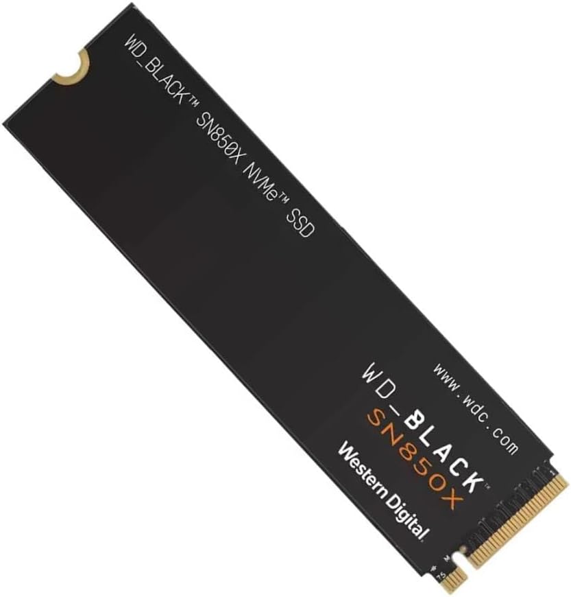 Almacenamiento Disco Solido SSD NVMe Western Digital 1TB Black SN850X M ...