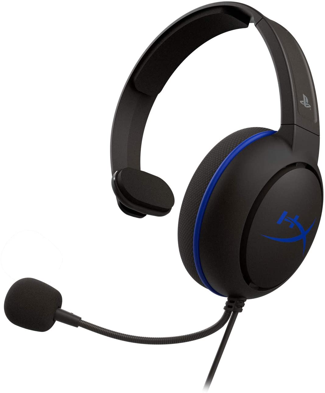 Auricular Gamer/PS4/PC HyperX Cloud Chat Black/Blue PS4 HX-HSCCHS-BK/AM