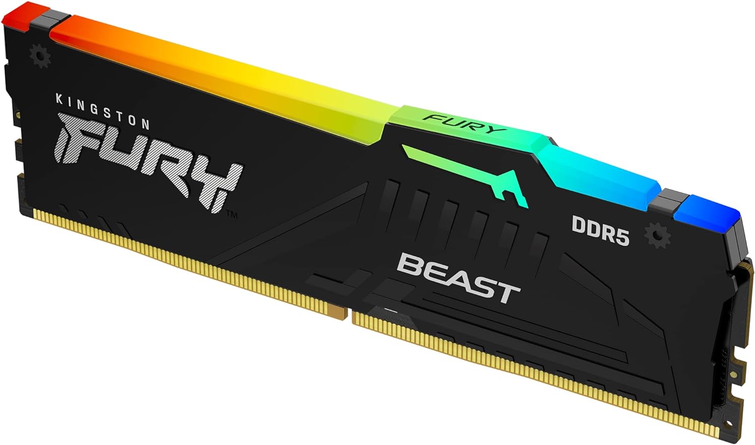 MEMORIA RAM DDR5 32GB KINGSTON 5600MHZ FURY BEAST BLACK RGB KF556C40BA-32