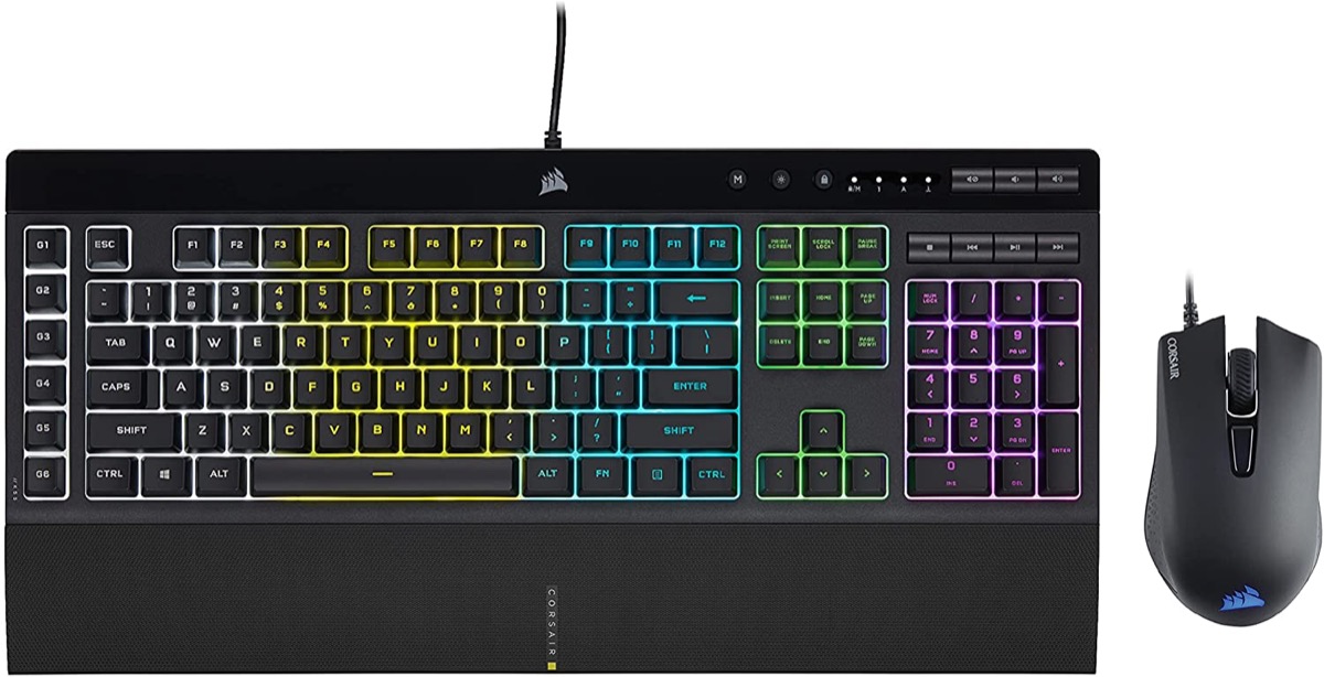 PERIFÉRICOS KIT GAMER CORSAIR K55 RGB PRO + HARPOON RGB PRO GAMING BUNDLE CH-9226865-SP