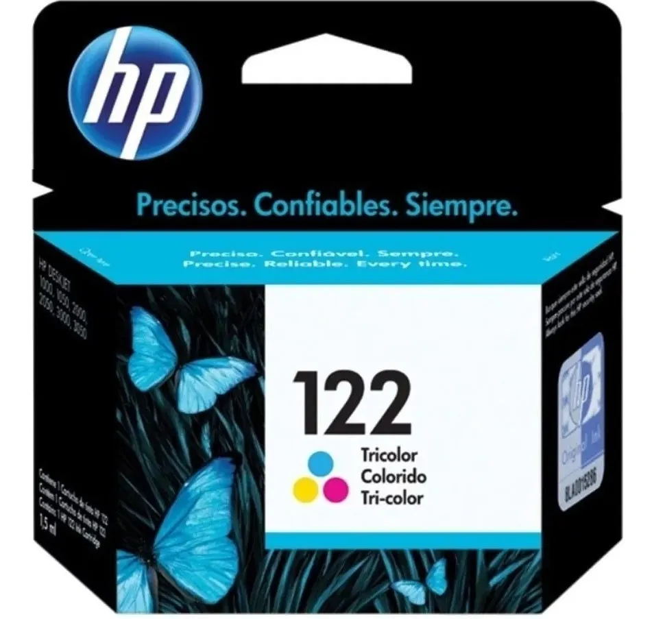 Ofimática Cartucho HP 122 Tricolor 2ml CH5562HL