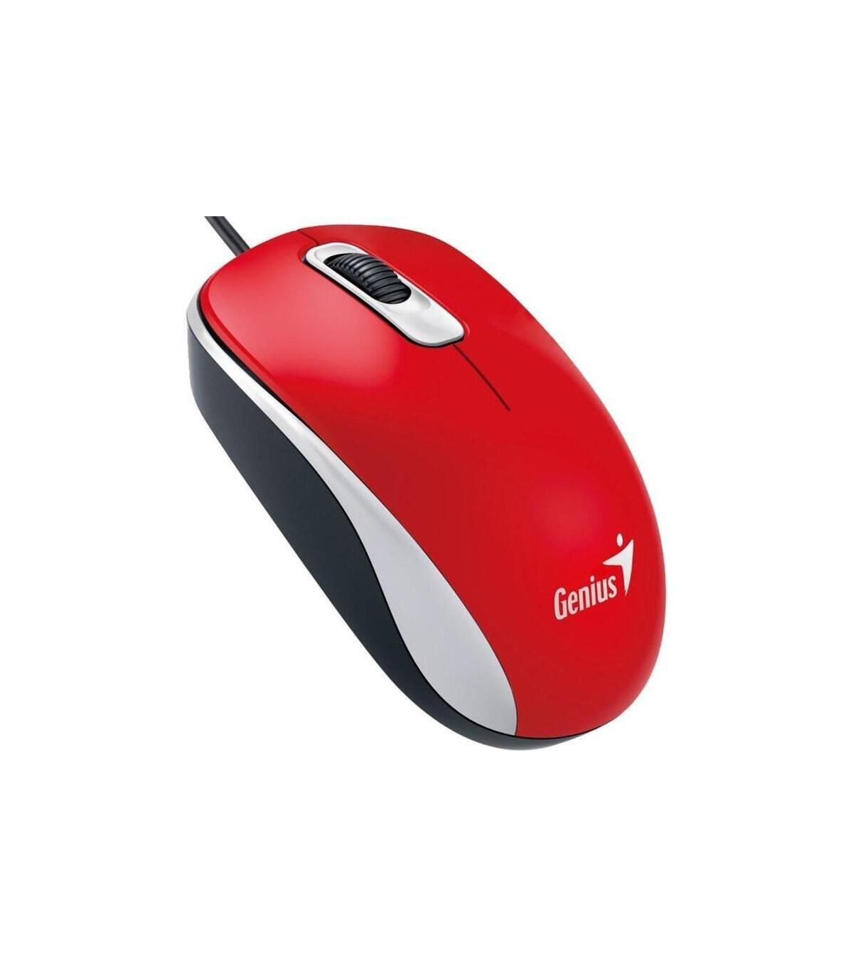 PERIFÉRICOS MOUSE USB GENIUS USB RED DX-110
