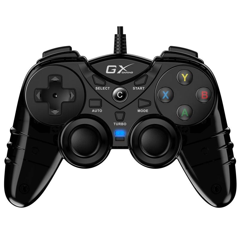 PERIFERICOS JOYSTICK GENIUS VIBRATION USB MAXFIRE GX-17UV BLACK