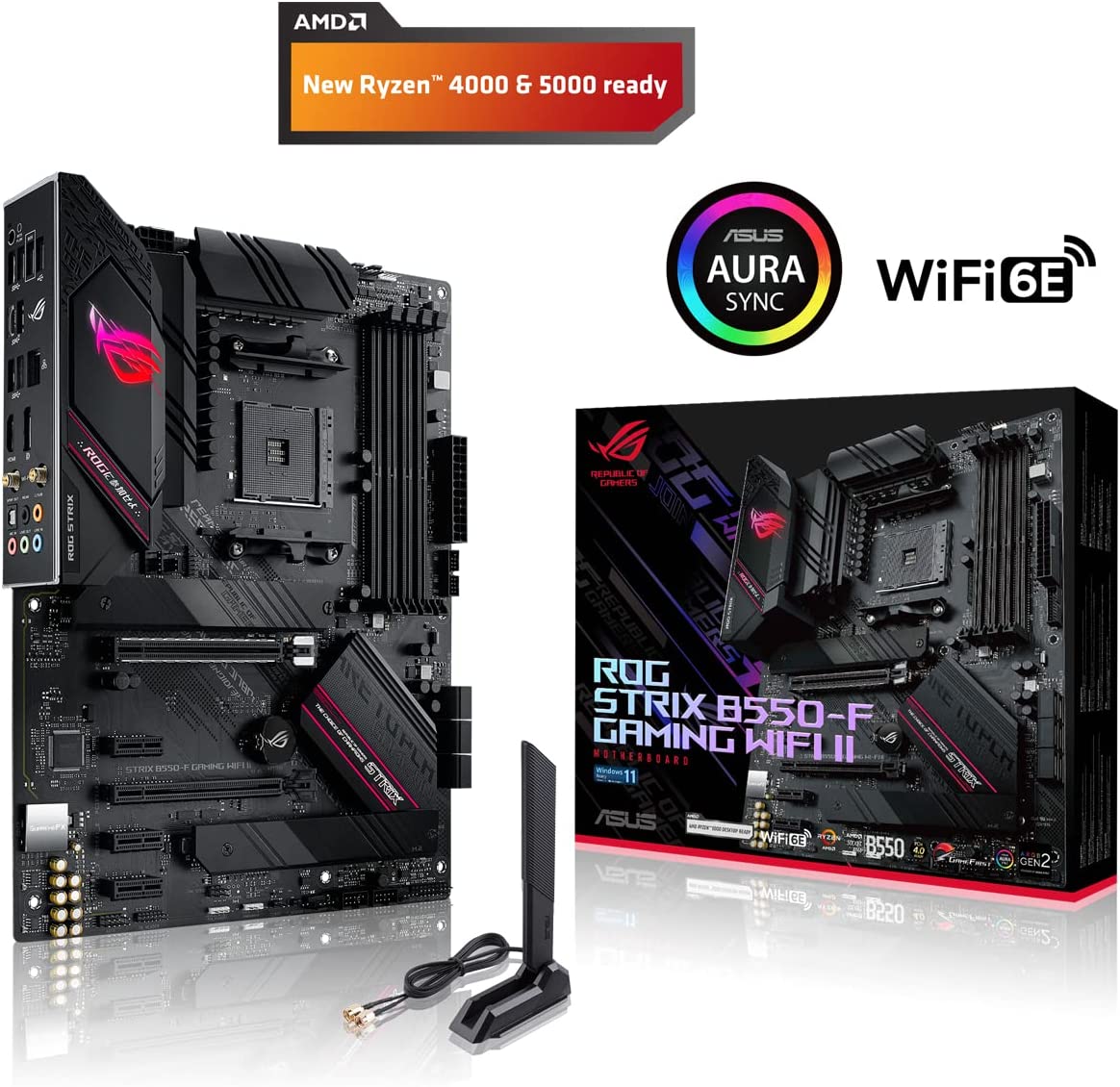 Motherboard Amd Asus Rog Strix B550-F Gaming WIFI II AM4