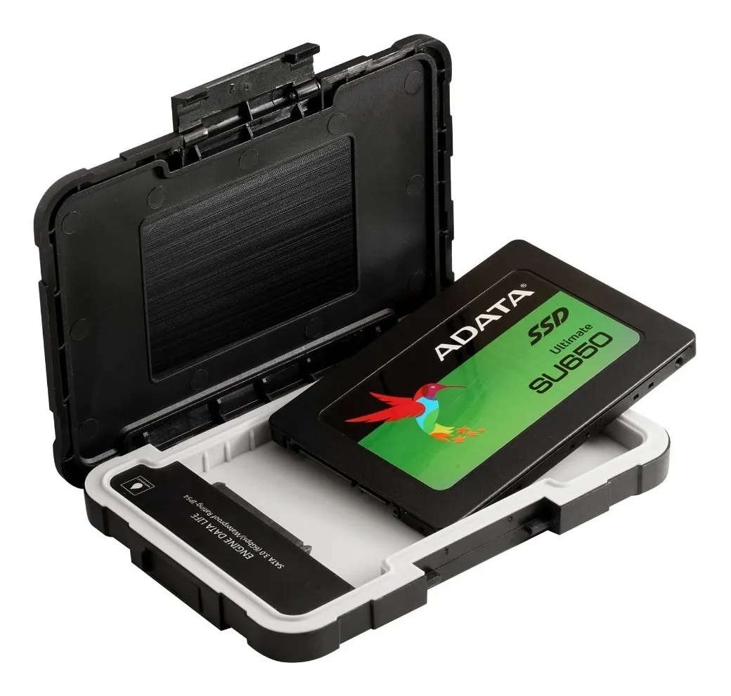 ADAPTADOR DISCO ADATA CARRY DISK DURABLE 2.5" USB 3.2 IP54 ED600