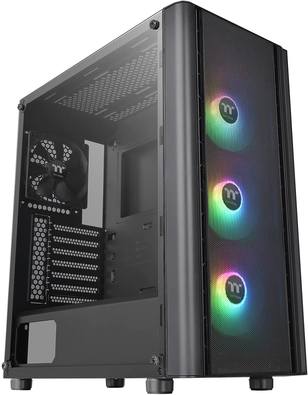 GABINETE GAMER THERMALTAKE V250 TG X4 FAN ARGB AIR BLACK CA-1Q5-00M1WN-03