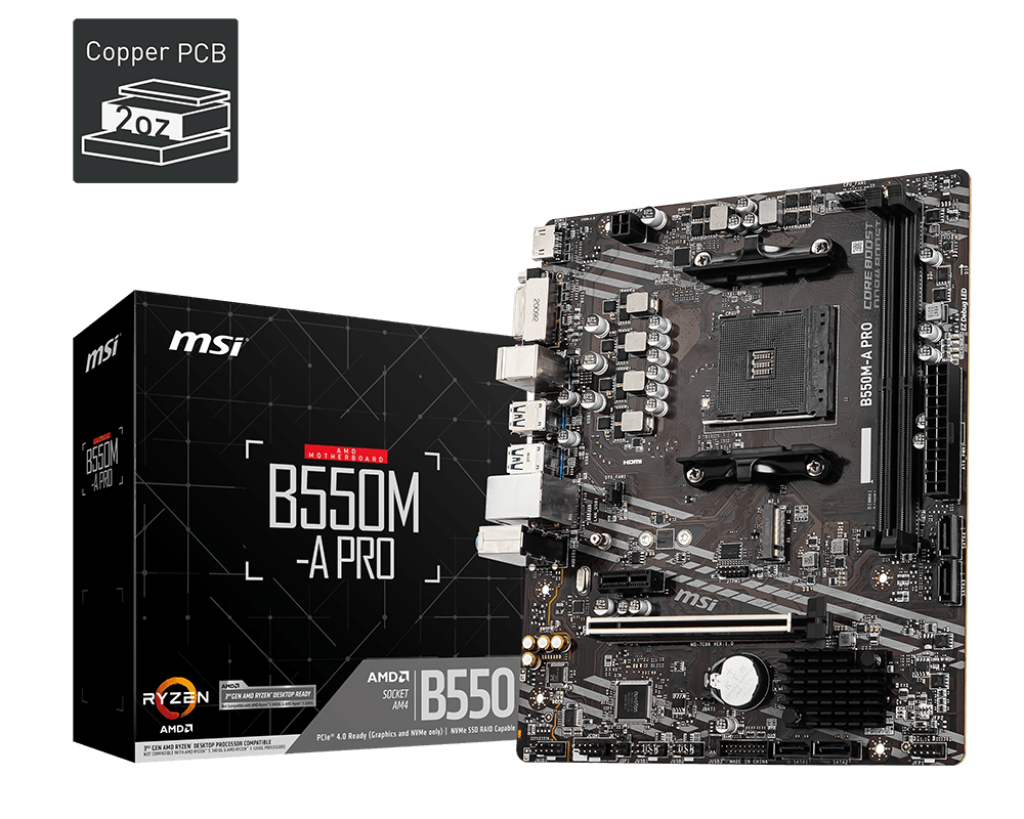 Mother MSI B550M-A PRO AM4 (3ERA/4TA/5TA GEN) — foto 10