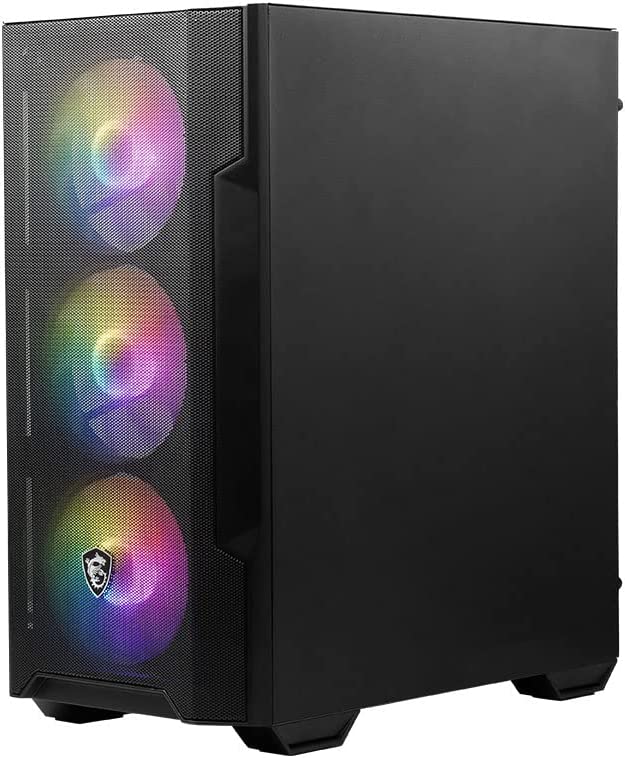 Gabinete Gamer MSI Mag Forge M100A X4 Fan Rainbow