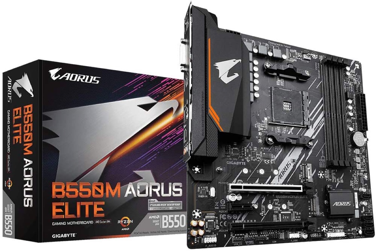 MOTHERBOARD AMD GIGABYTE B550M AORUS ELITE AM4