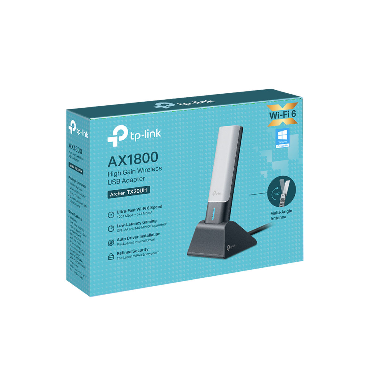 CONECTIVIDAD PLACAS WIFI DUAL BAND TP-LINK USB ARCHER TX20UH