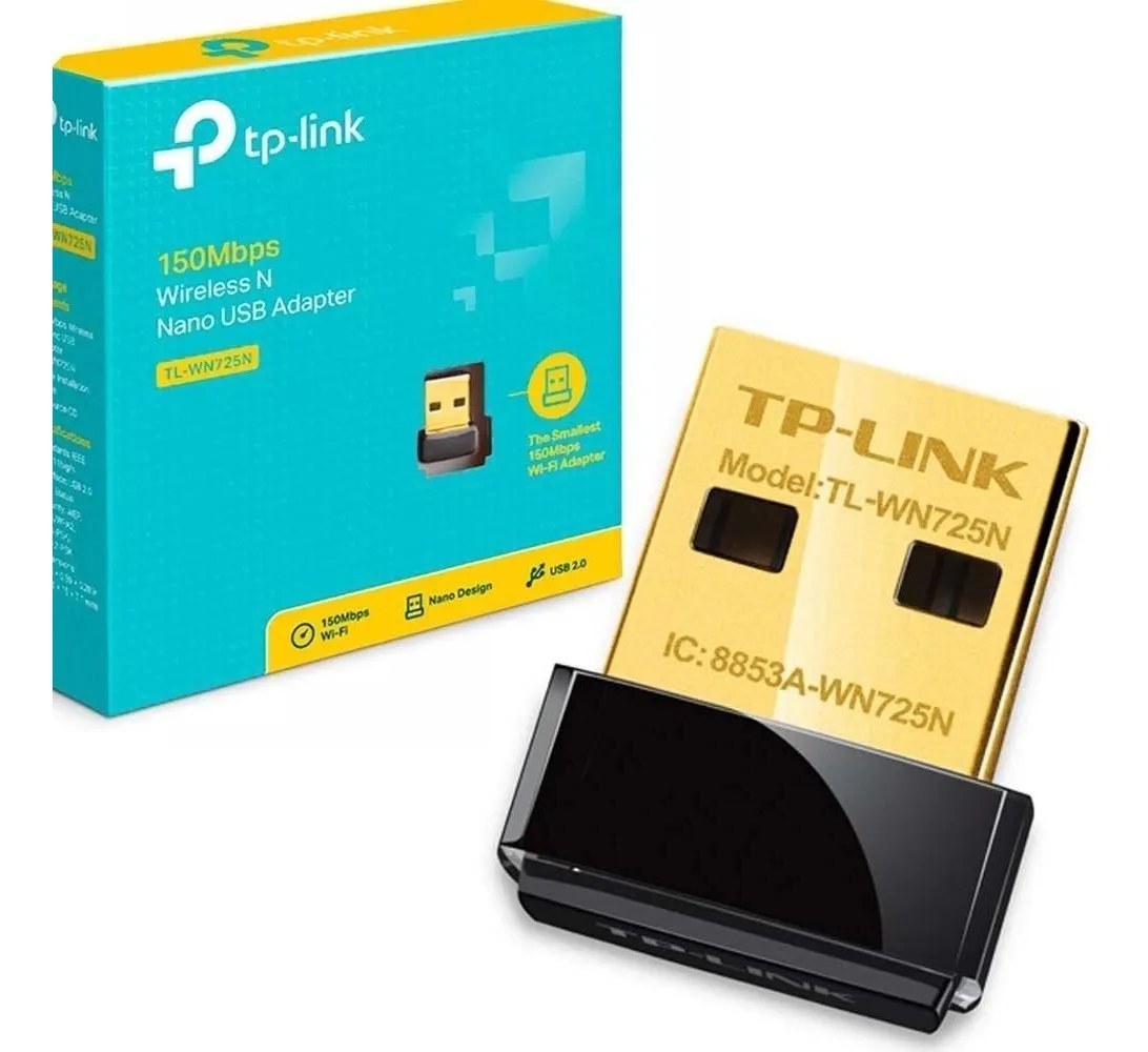 CONECTIVIDAD PLACAS WIFI SINGLE BAND TP-LINK USB TL-WN725N
