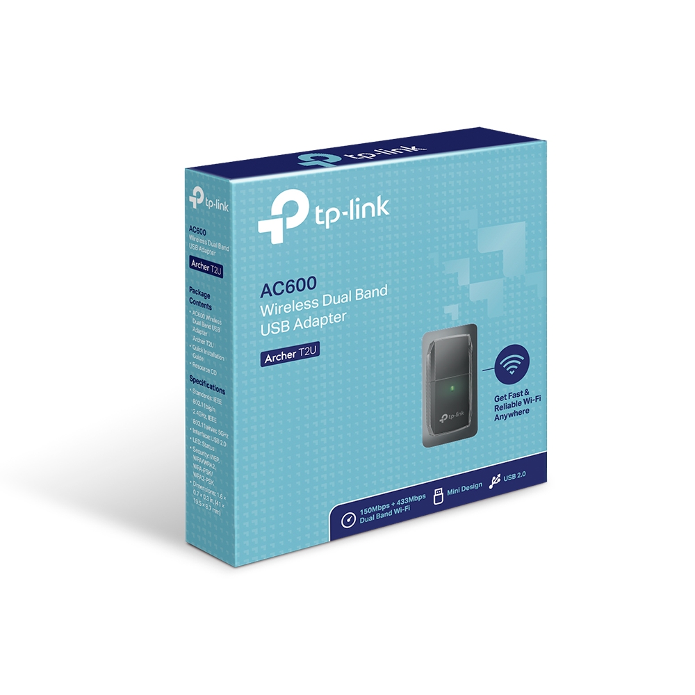 PLACA DE RED TP-LINK AC600 DUAL BAND T2U