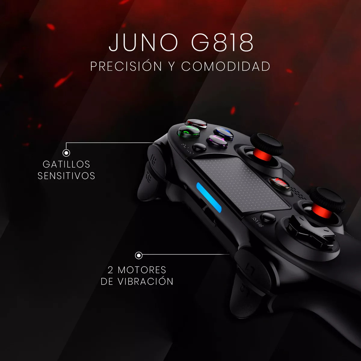 Perifericos Joystick Redragon Juno Wireless G818