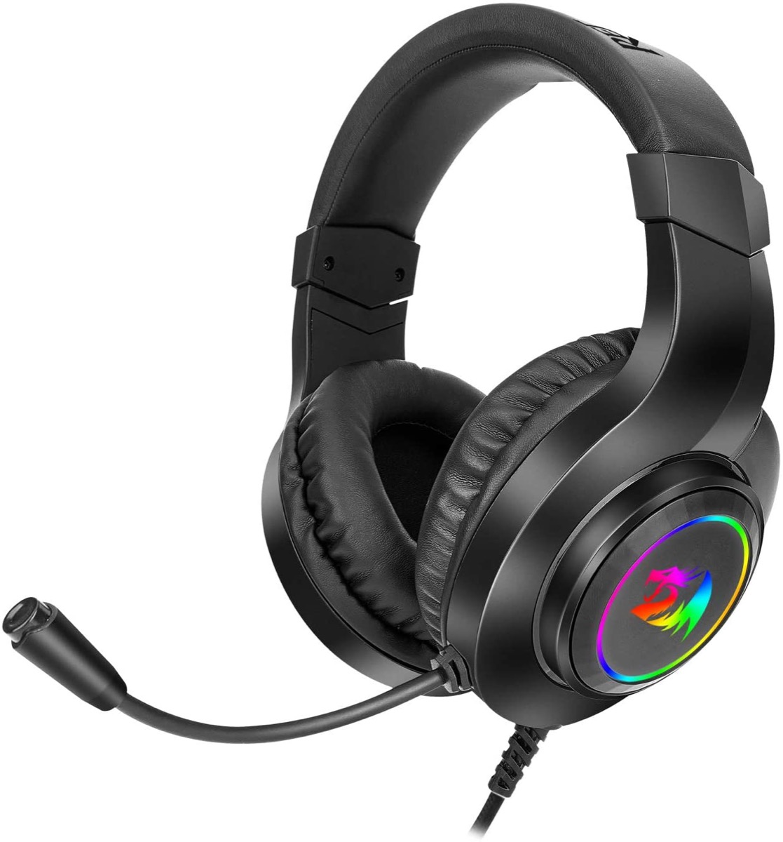 PERIFERICOS AURICULAR REDRAGON HYLAS BLACK RGB GAMER H260RGB