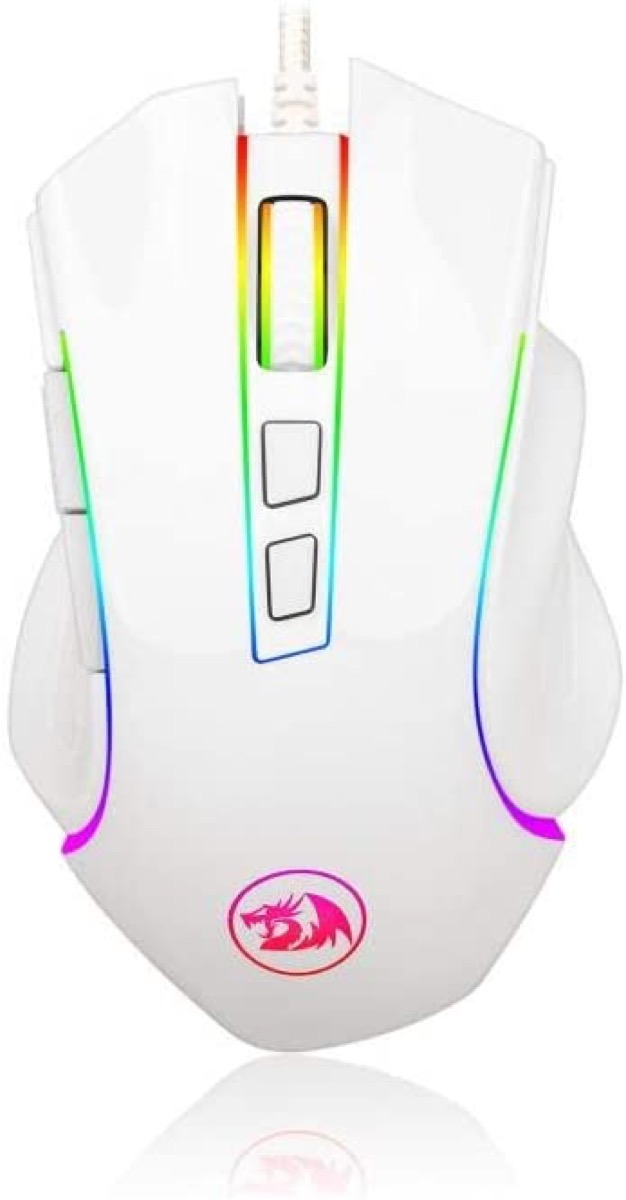 PERIFERICOS MOUSE USB REDRAGON GRIFFIN WHITE GAMER M607W