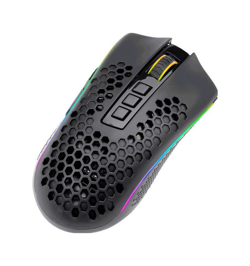Perifericos Mouse Inalambrico Redragon Storm Pro Black Gamer M808-KS