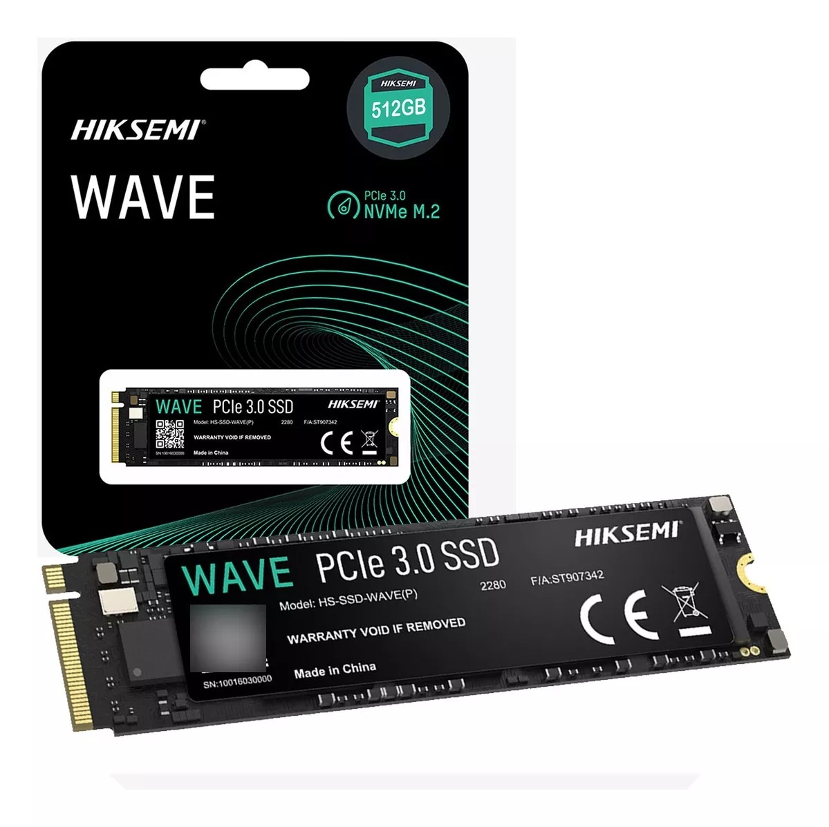 Almacenamiento Disco Solido SSD NVMe Hiksemi 512GB Wave M.2 HD-SSD-WAVE