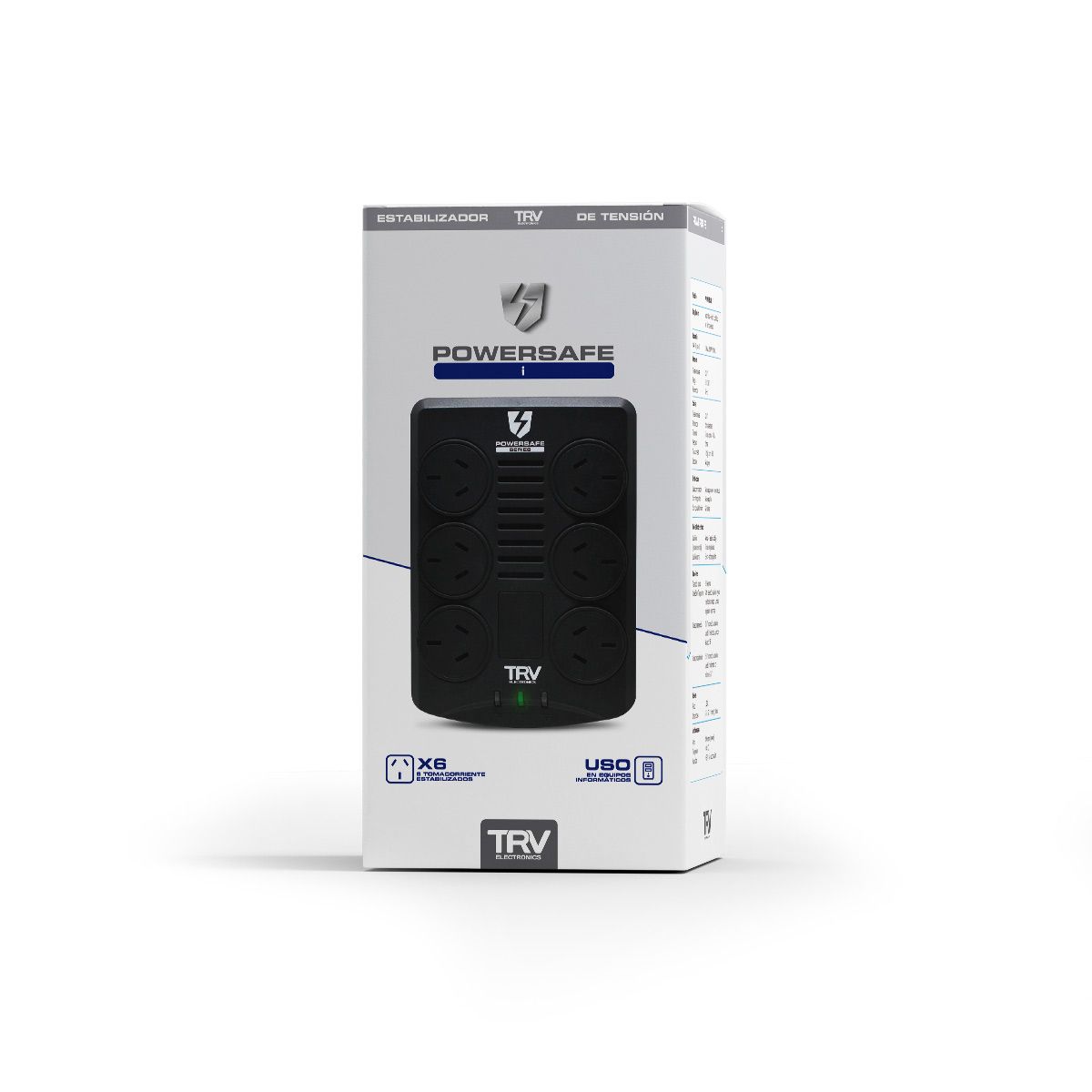 VARIOS ESTABILIZADOR TRV POWERSAFE 2I RJ-45