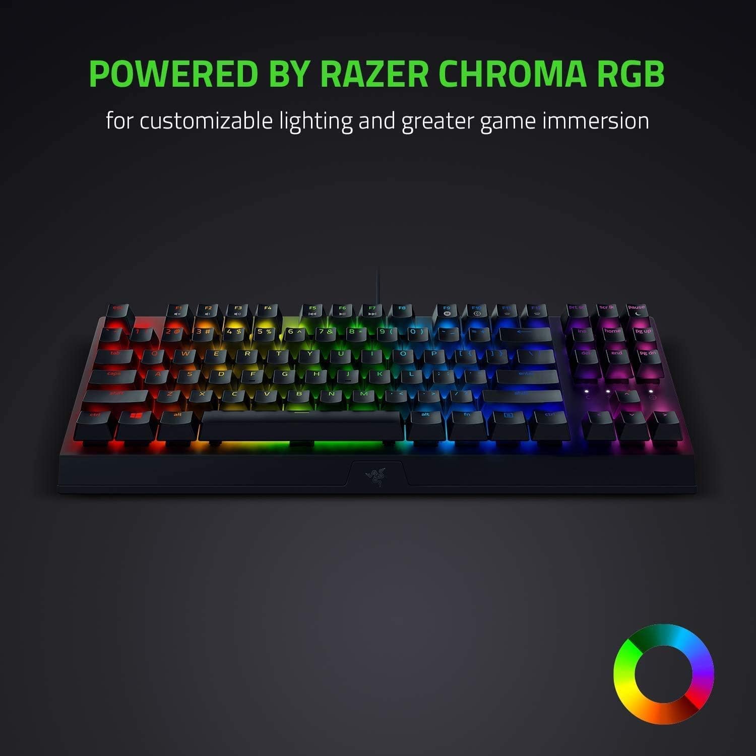 Perifericos Teclado USB Razer Huntsman V3 X TKL Switch Purple Gamer Mecanico RZ03-05021700-R311