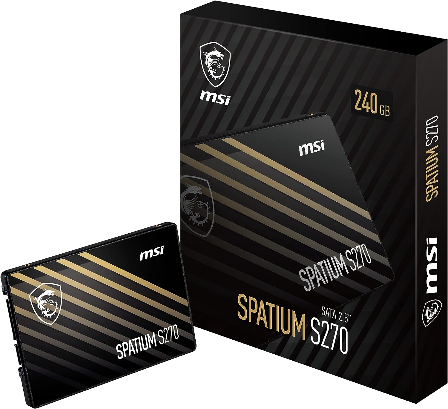 Almacenamiento Disco Solido SSD SATA MSI 240GB Spatium S270