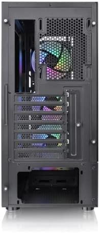 Gabinete Gamer Thermaltake View 200 TG X3 Fan ARGB Black CA1X300M1WN00