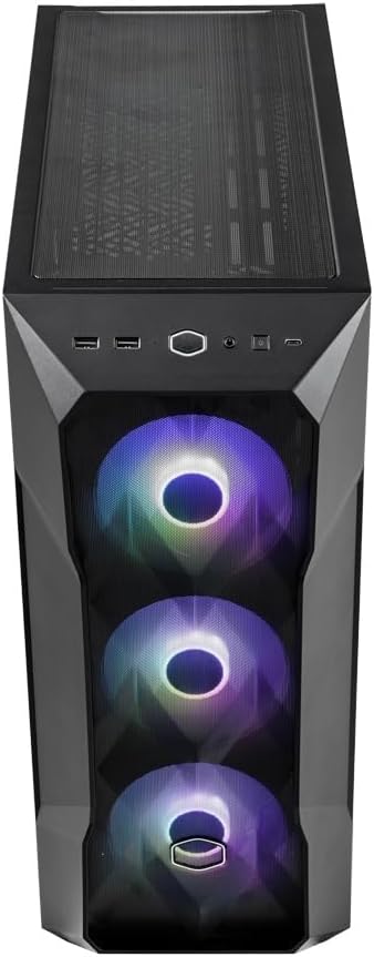 Gabinete Gamer Cooler Master MasterBox TD500 Mesh V2 Black ARGB TD500V2-KGNN-S00