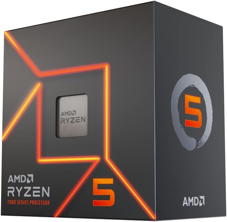 PROCESADOR AMD RYZEN 5 7600 5.1GHZ CON VIDEO CON COOLER AM5
